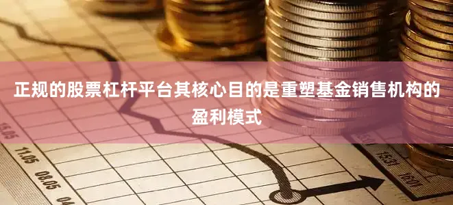 正规的股票杠杆平台其核心目的是重塑基金销售机构的盈利模式